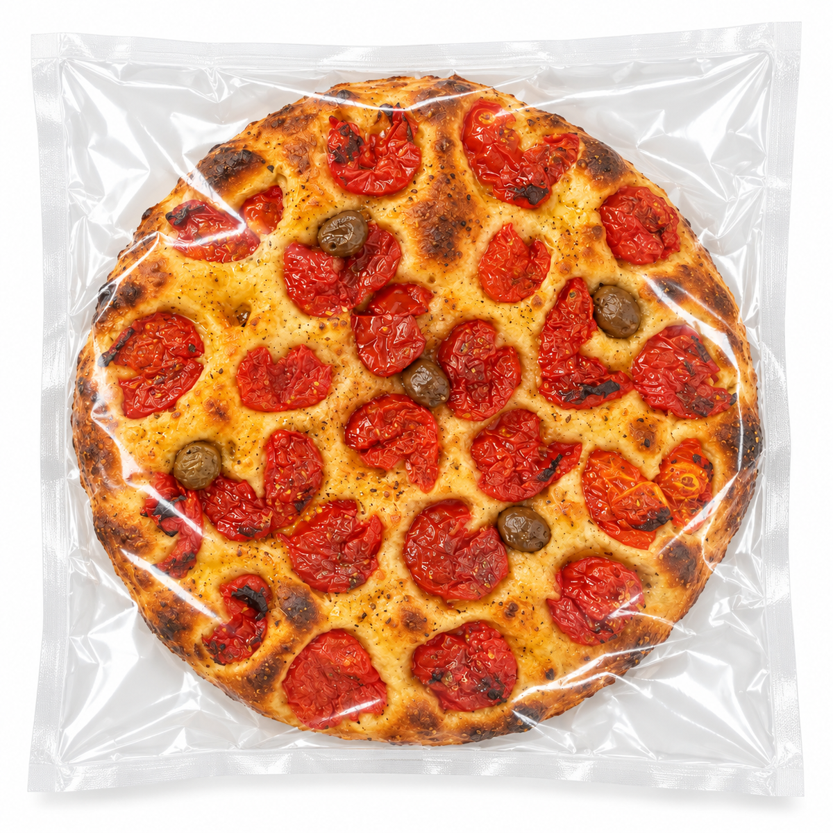 Focaccia artigianale ai pomodorini in ATM