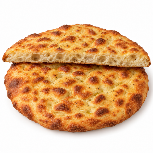 Focaccia bianca aperta Panificio Perrone