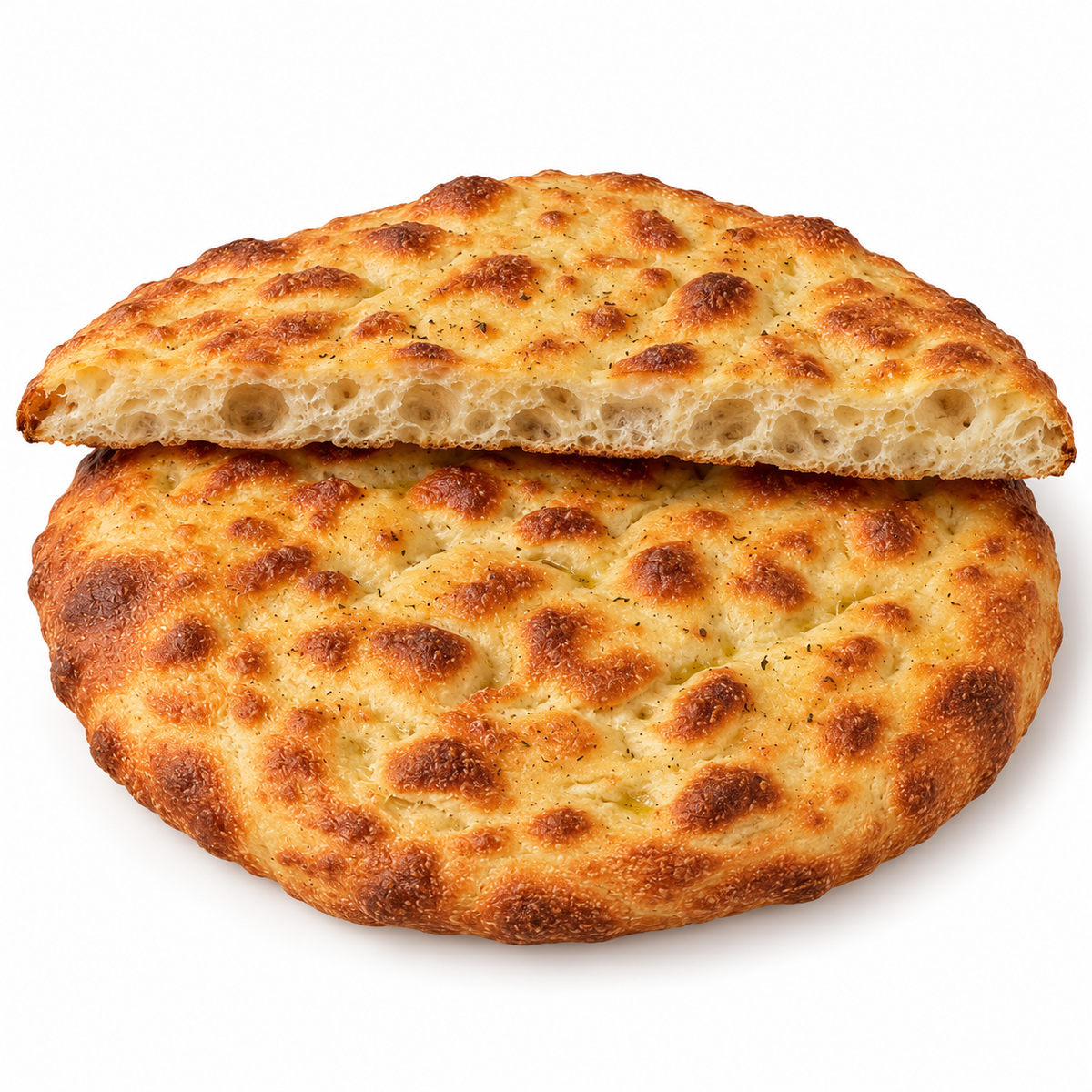 Focaccia bianca aperta Panificio Perrone