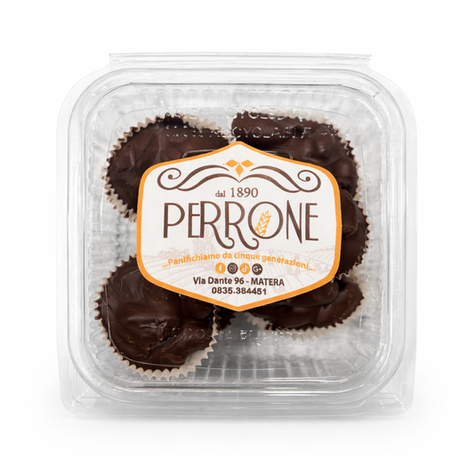 Cestini mandorle e cioccolato